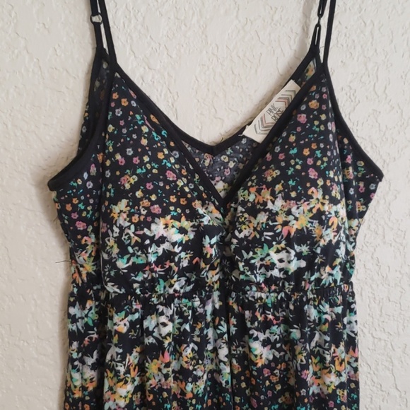 Pink Rose Dresses & Skirts - **NWOT Pink Rose Floral Sleeveless Beach Dress